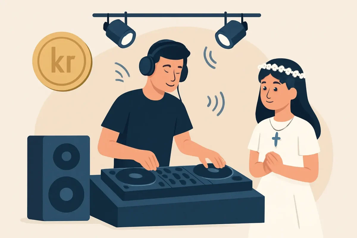 Hvad koster en DJ til konfirmation?