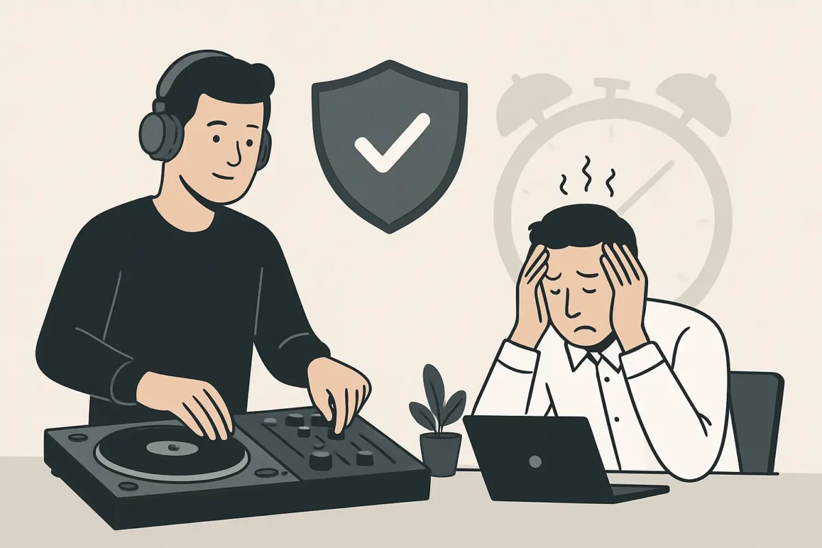 DJ garanti ved sygdom: Sådan undgår du panik