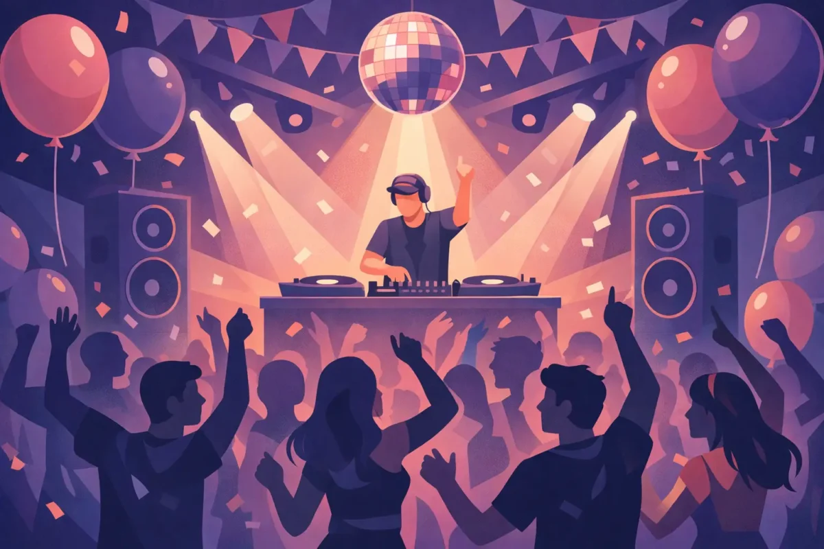 DJ til 18 års fødselsdag der fylder gulvet