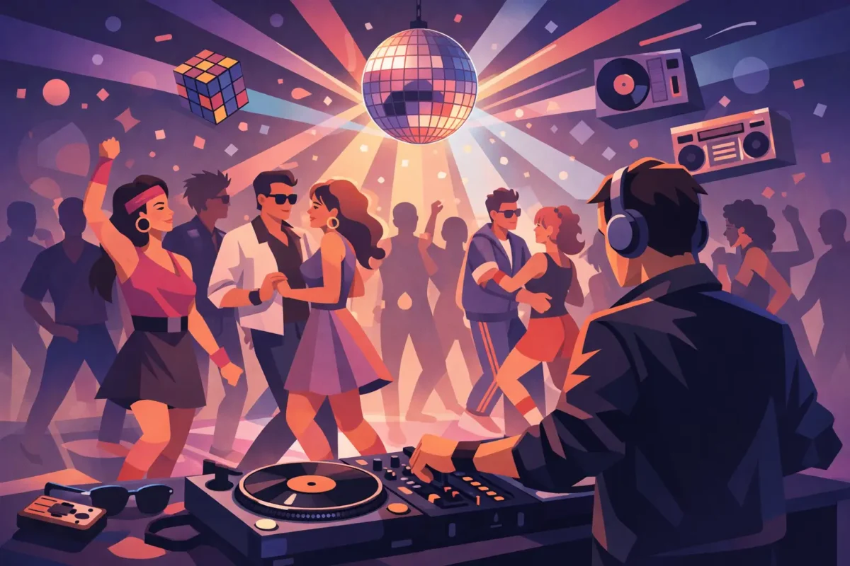 DJ til 80er fest der fylder gulvet
