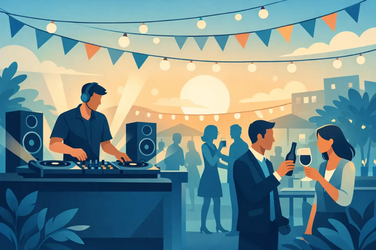 DJ til sommerfest for virksomheden