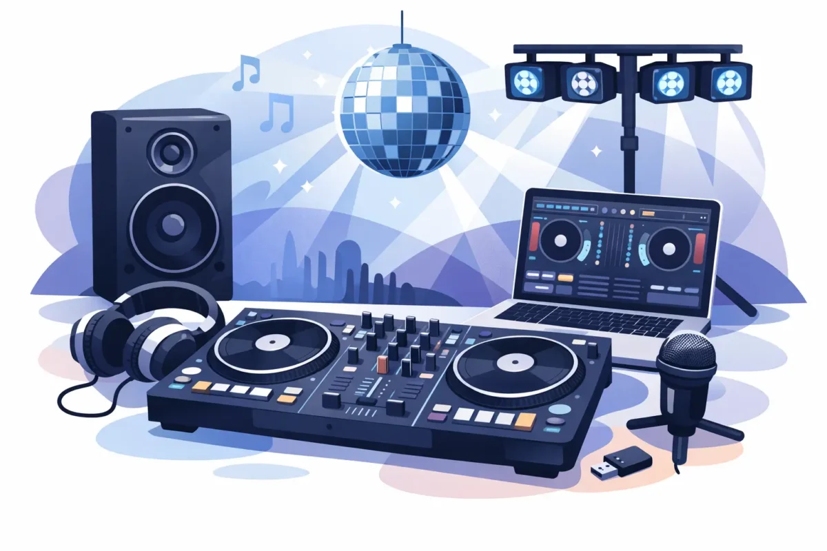 Guide til DJ pakke med udstyr