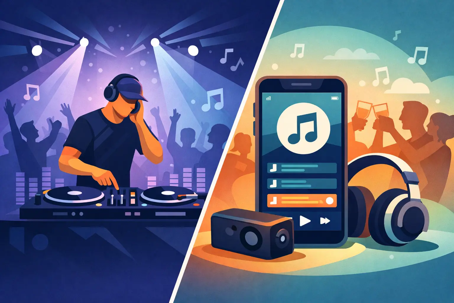 DJ eller playlist til fest - hvad virker bedst?