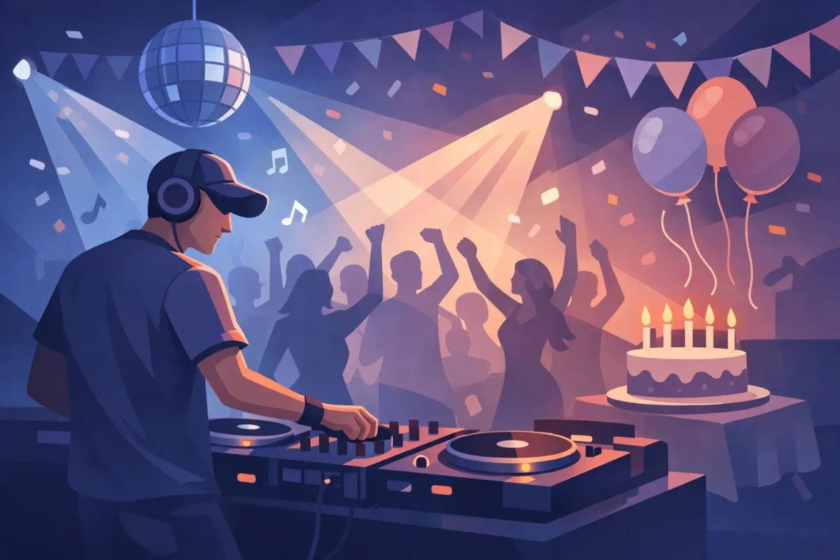 DJ til fødselsdag med dansemusik