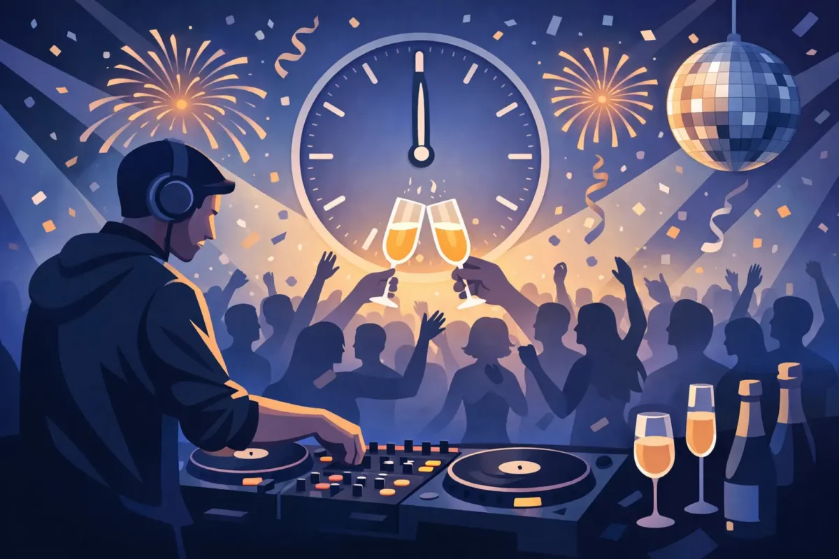 DJ til nytårsfest med countdown