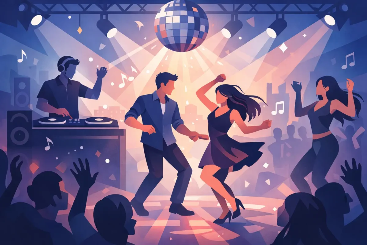 Sange der fylder dansegulvet til festen
