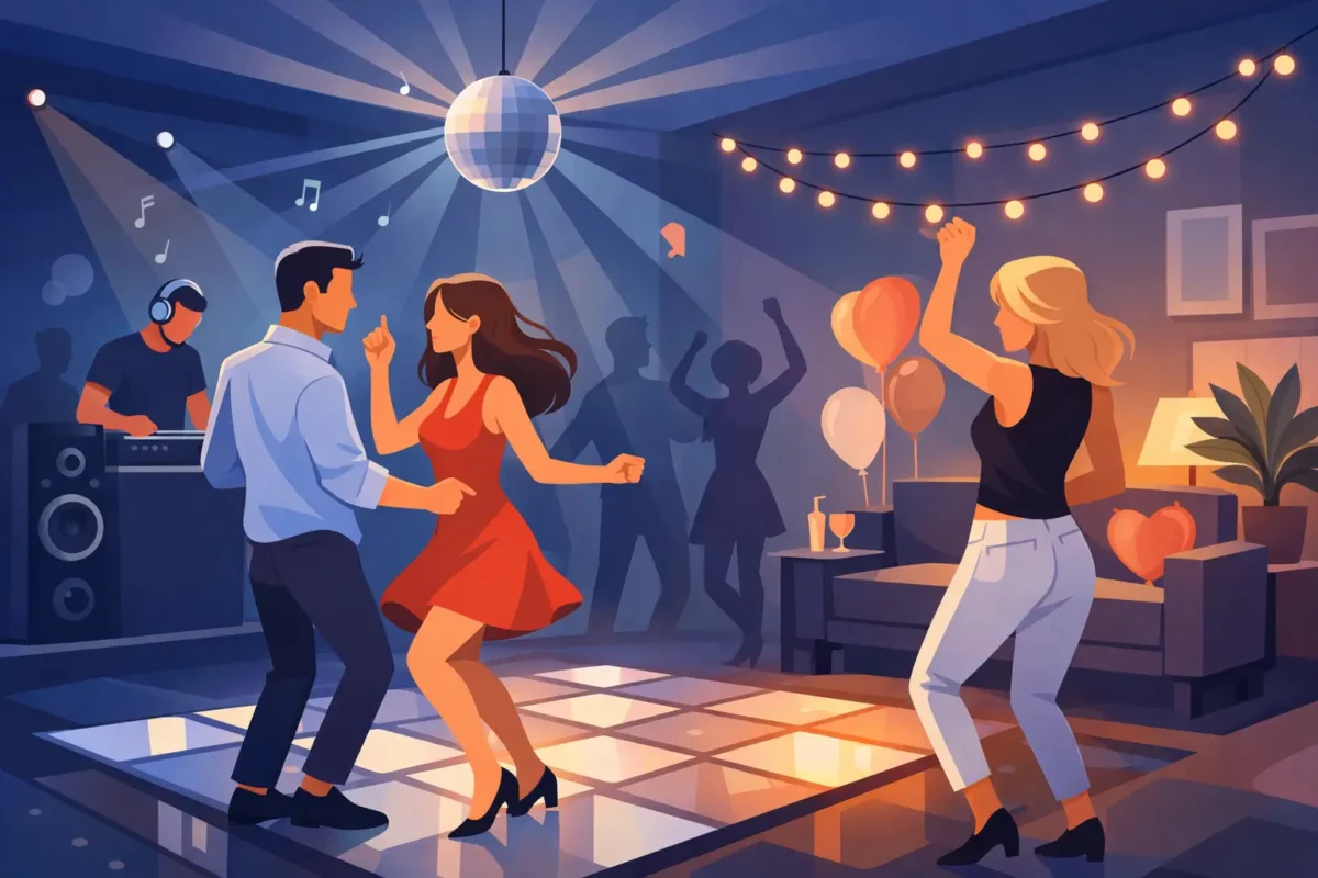 Skab dansegulv til privatfest hjemme