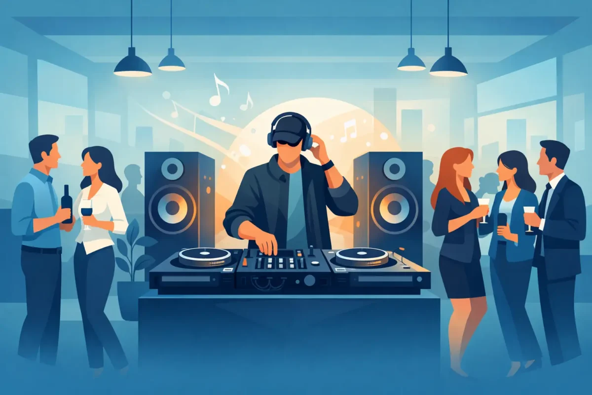 DJ til fredagsbar i virksomhed
