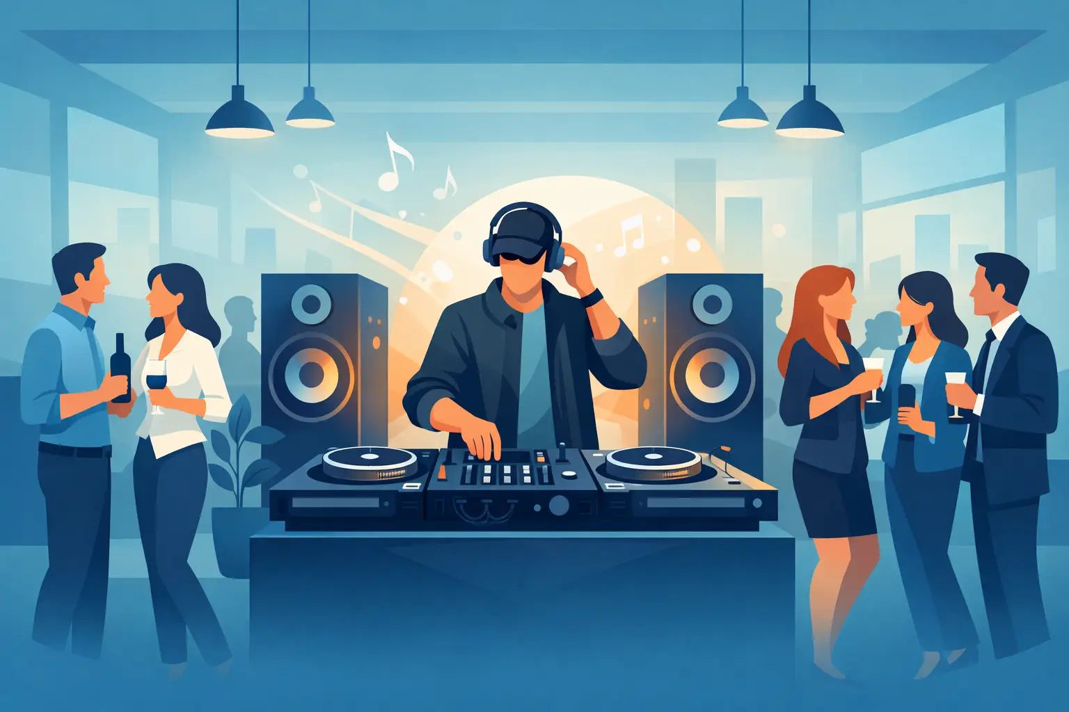 DJ til fredagsbar i virksomhed
