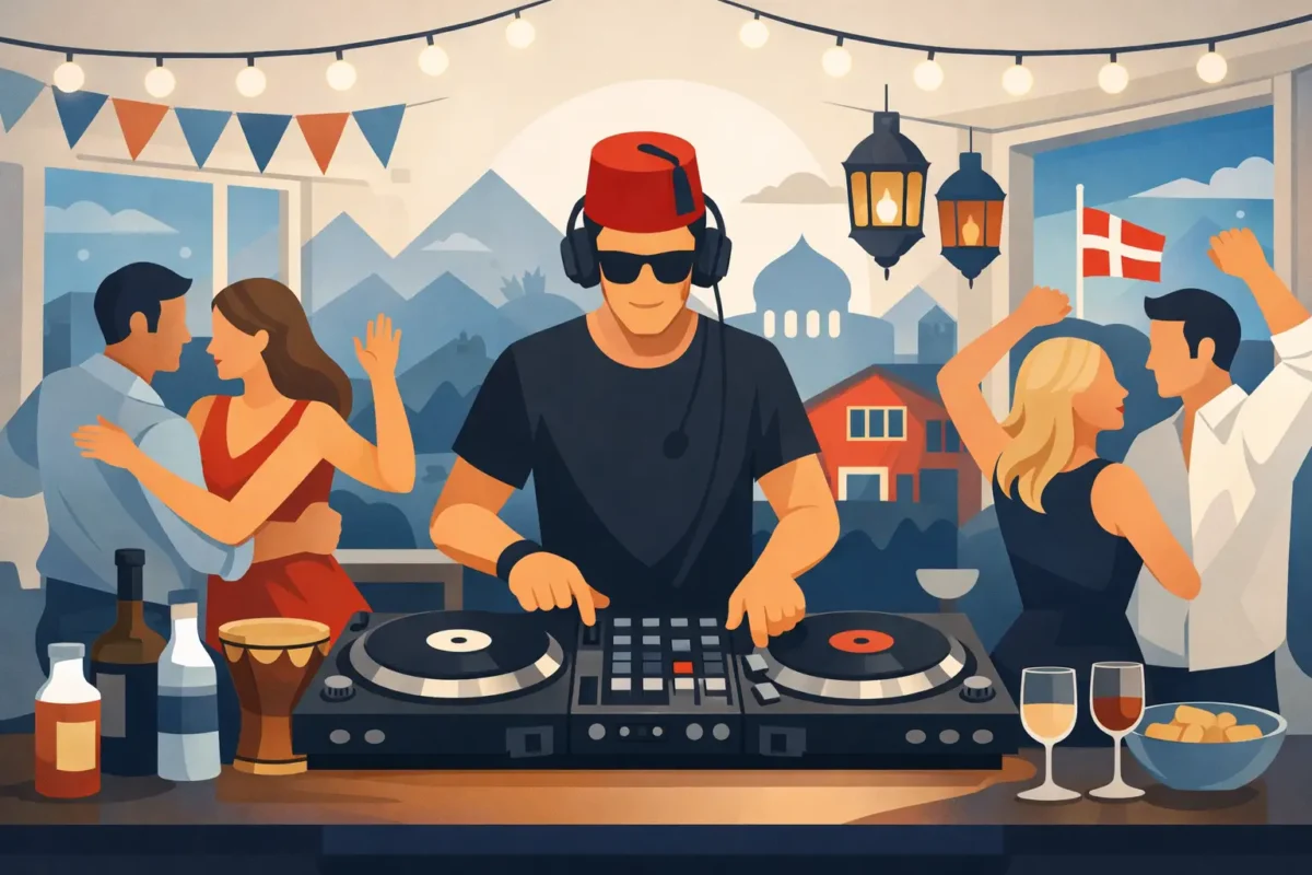 Balkan DJ til privatfest i Danmark