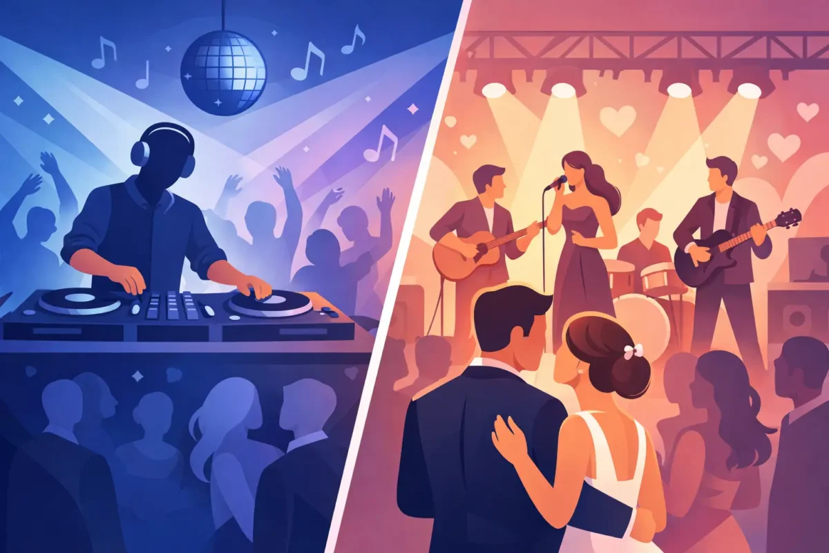 DJ eller liveband til bryllup - hvad vælger I?