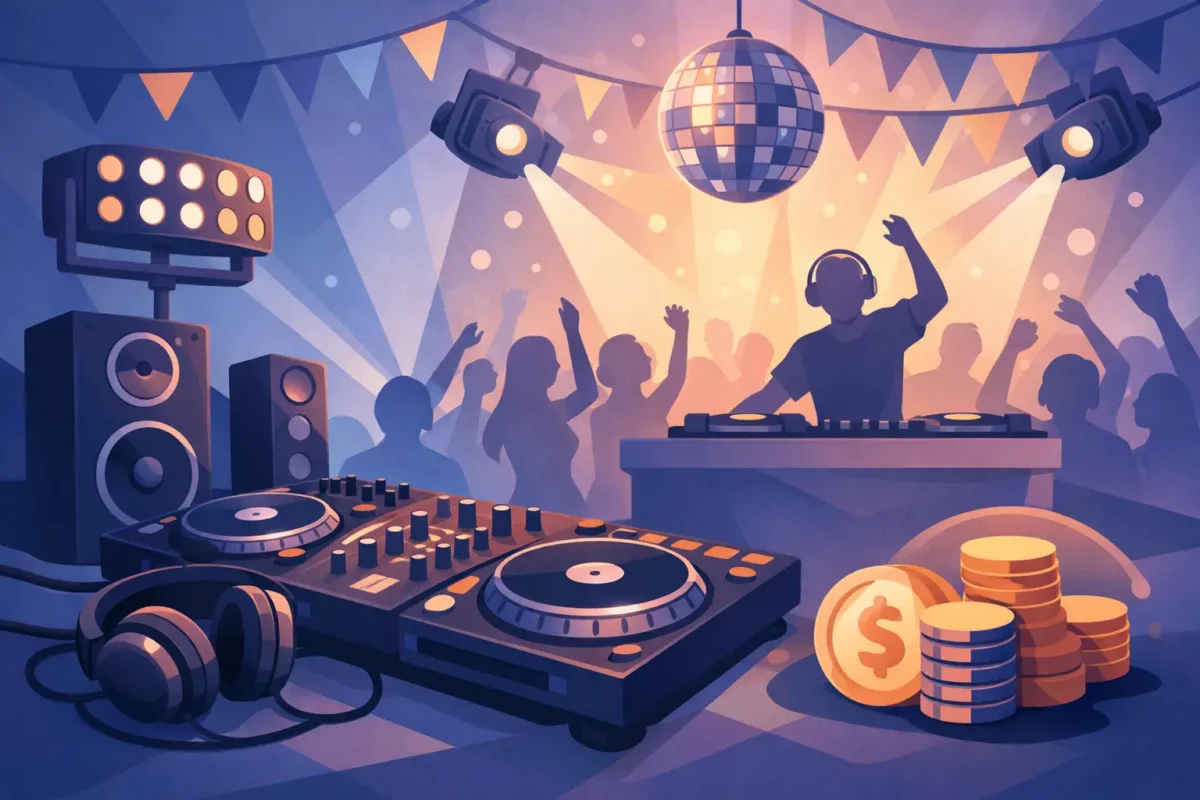 Pris på komplet DJ-løsning til din fest
