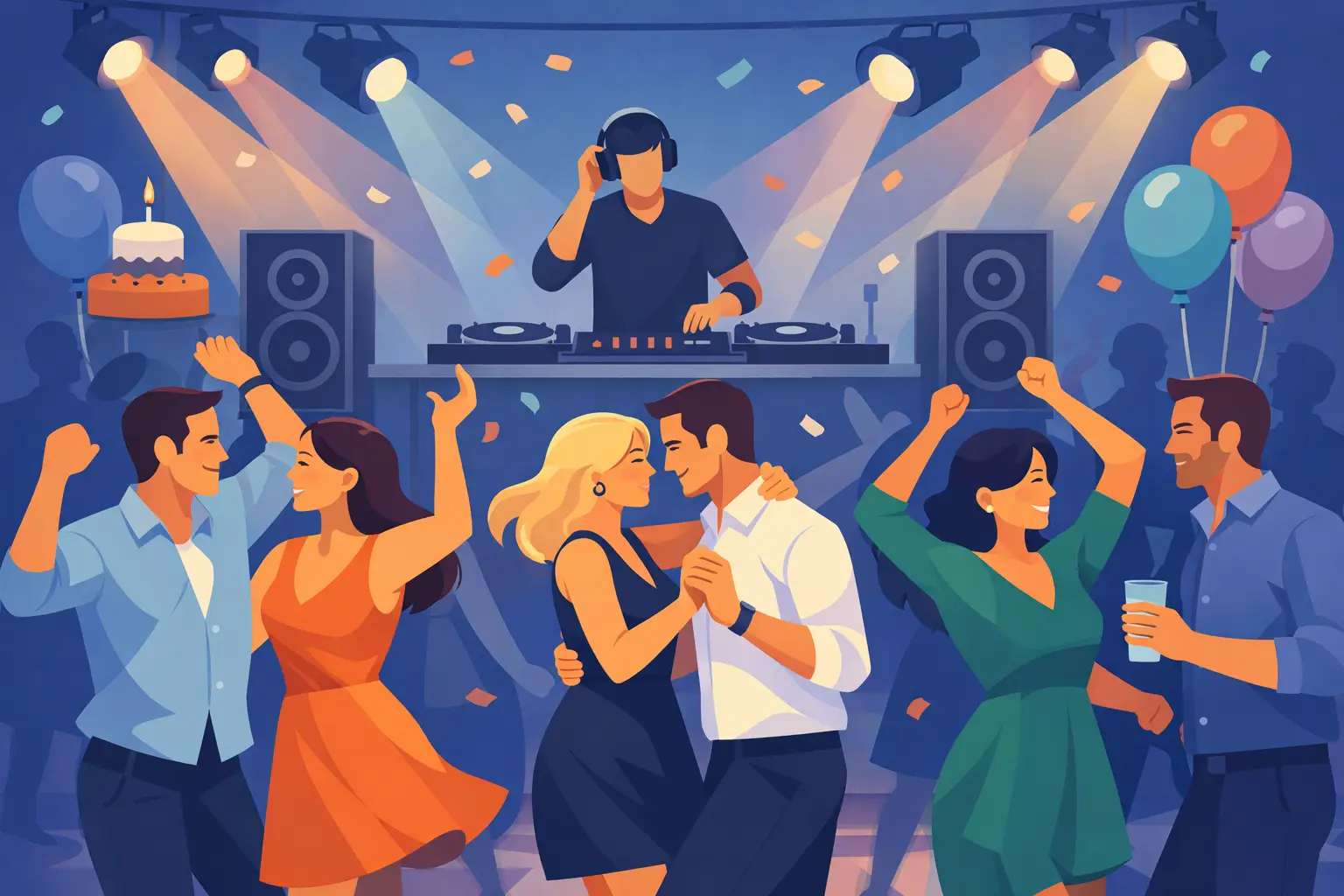 DJ til voksnes fødselsdag med fuldt dansegulv