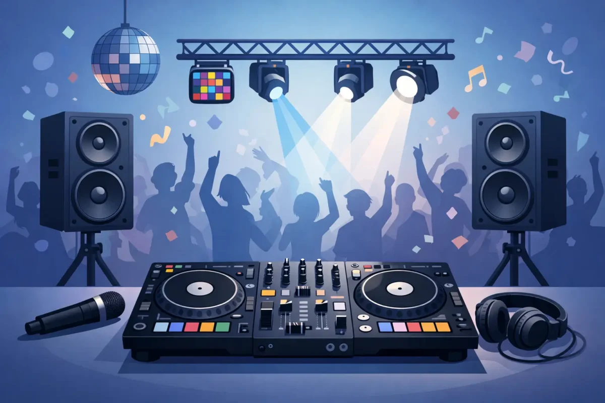 Hvordan fungerer en komplet DJ pakke til fest?