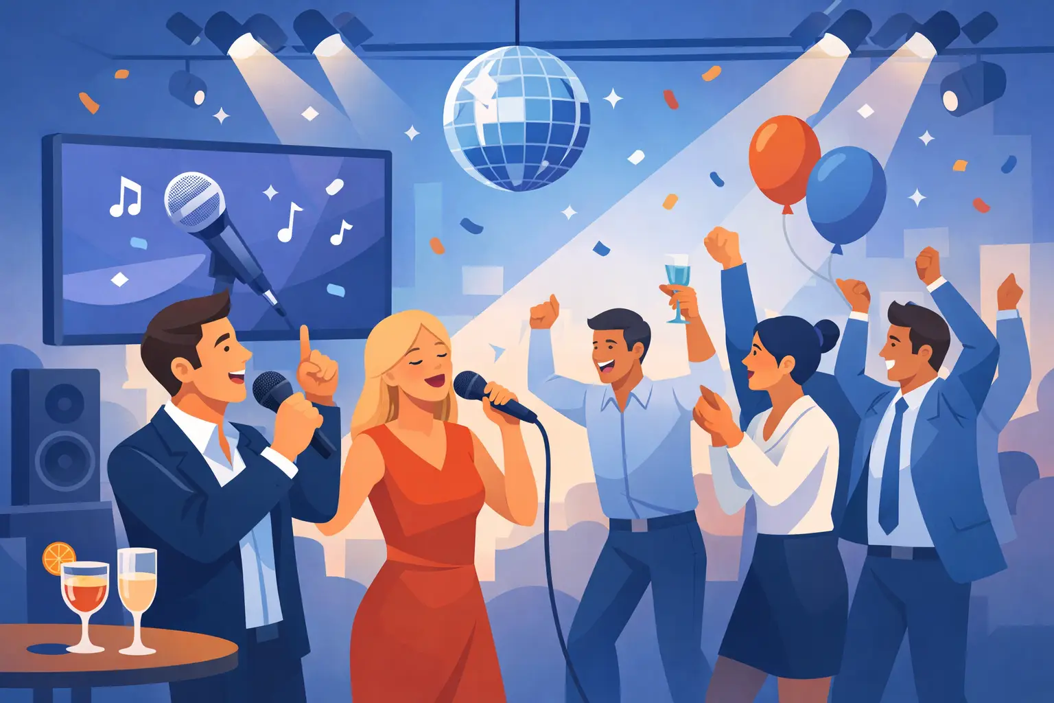 Book karaoke til firmaarrangement med festgaranti