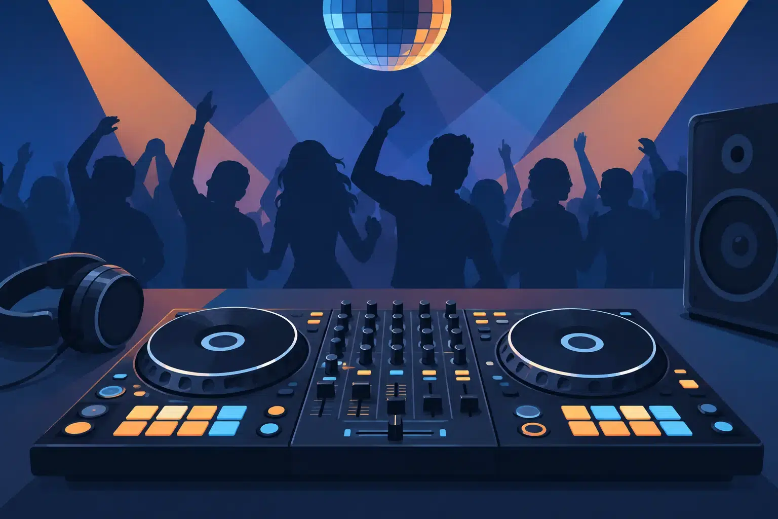 DJ udstyr der får festen på dansegulvet