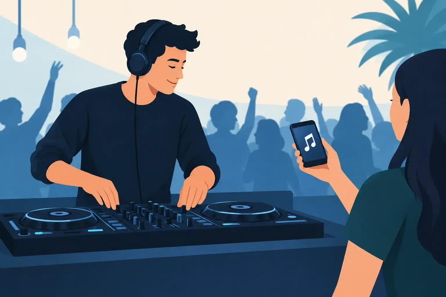 Kan DJ'en tage musikønsker uden at miste flowet?